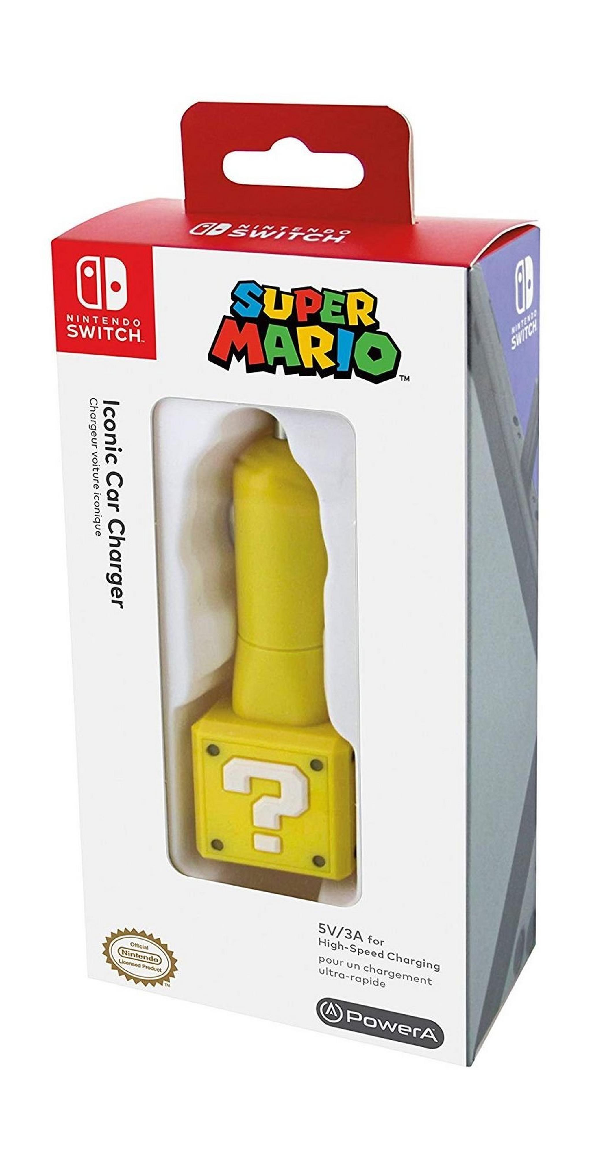 Nintendo Power-A Iconic Car Charger For Nintendo Switch - Question Block