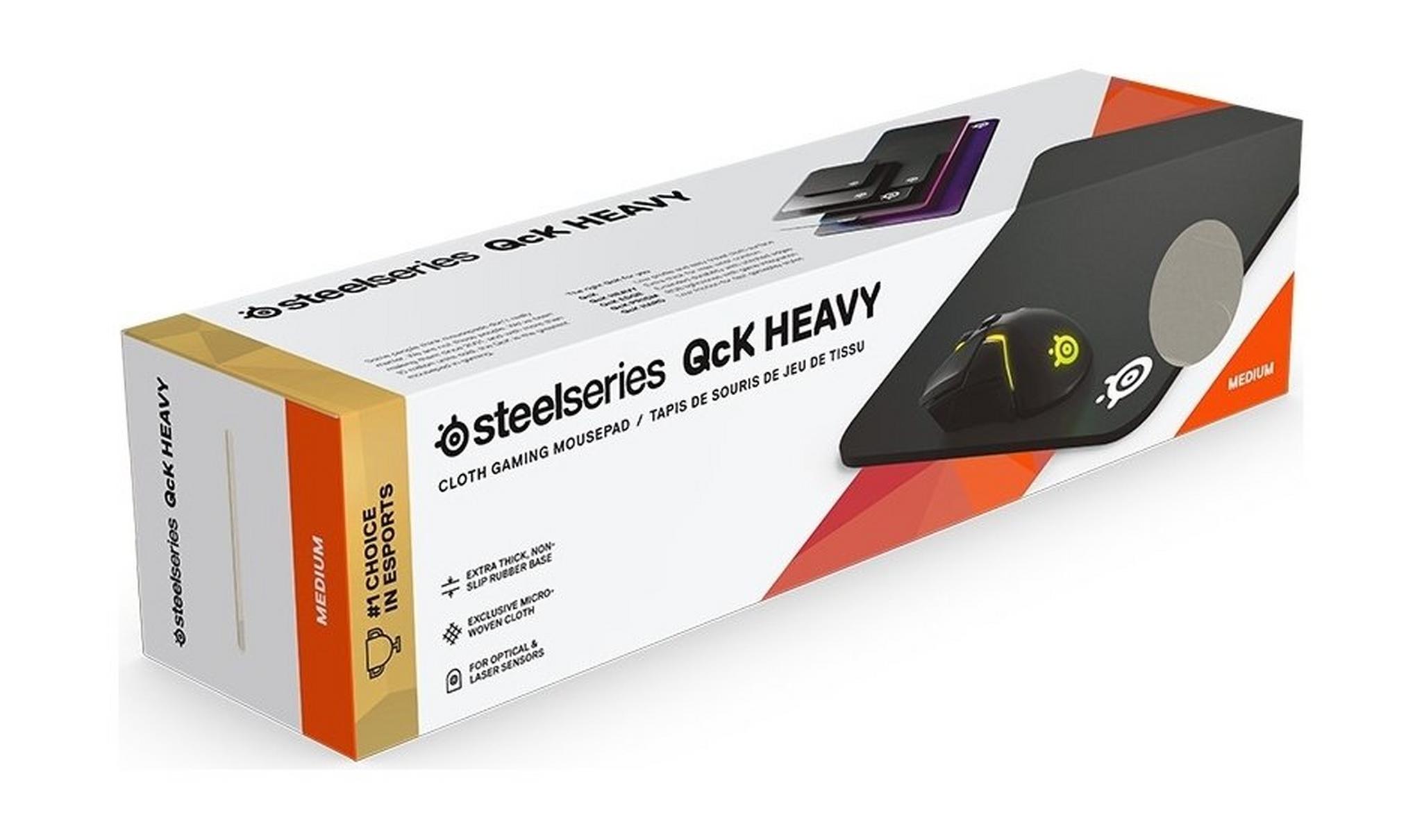 SteelSeries QCK HEAVY Cloth Gaming Mouse Pad - Black