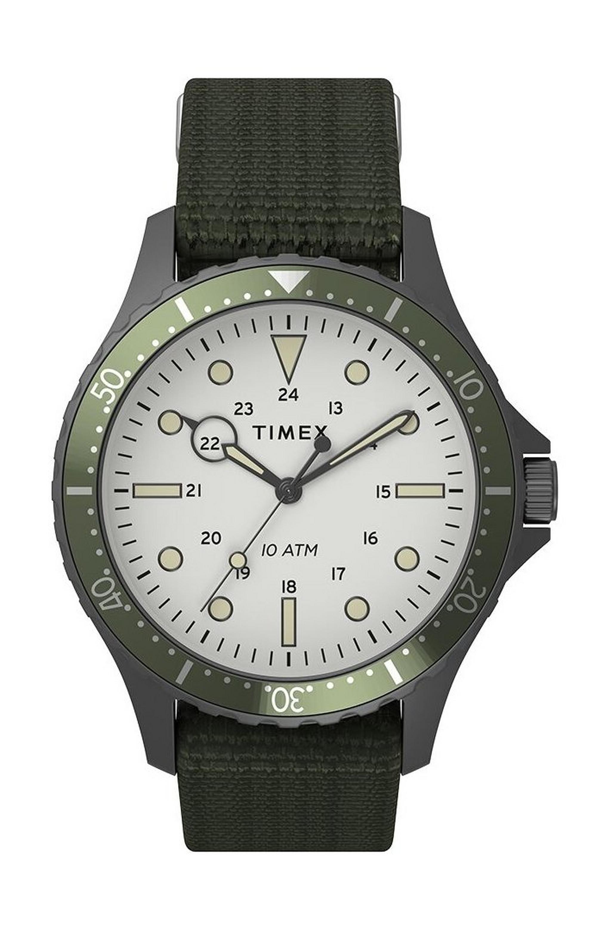 ساعة تايمكس الرياضية للرجال بعرض تناظري41  ملم و حزام من القماش -(TW2T75500)