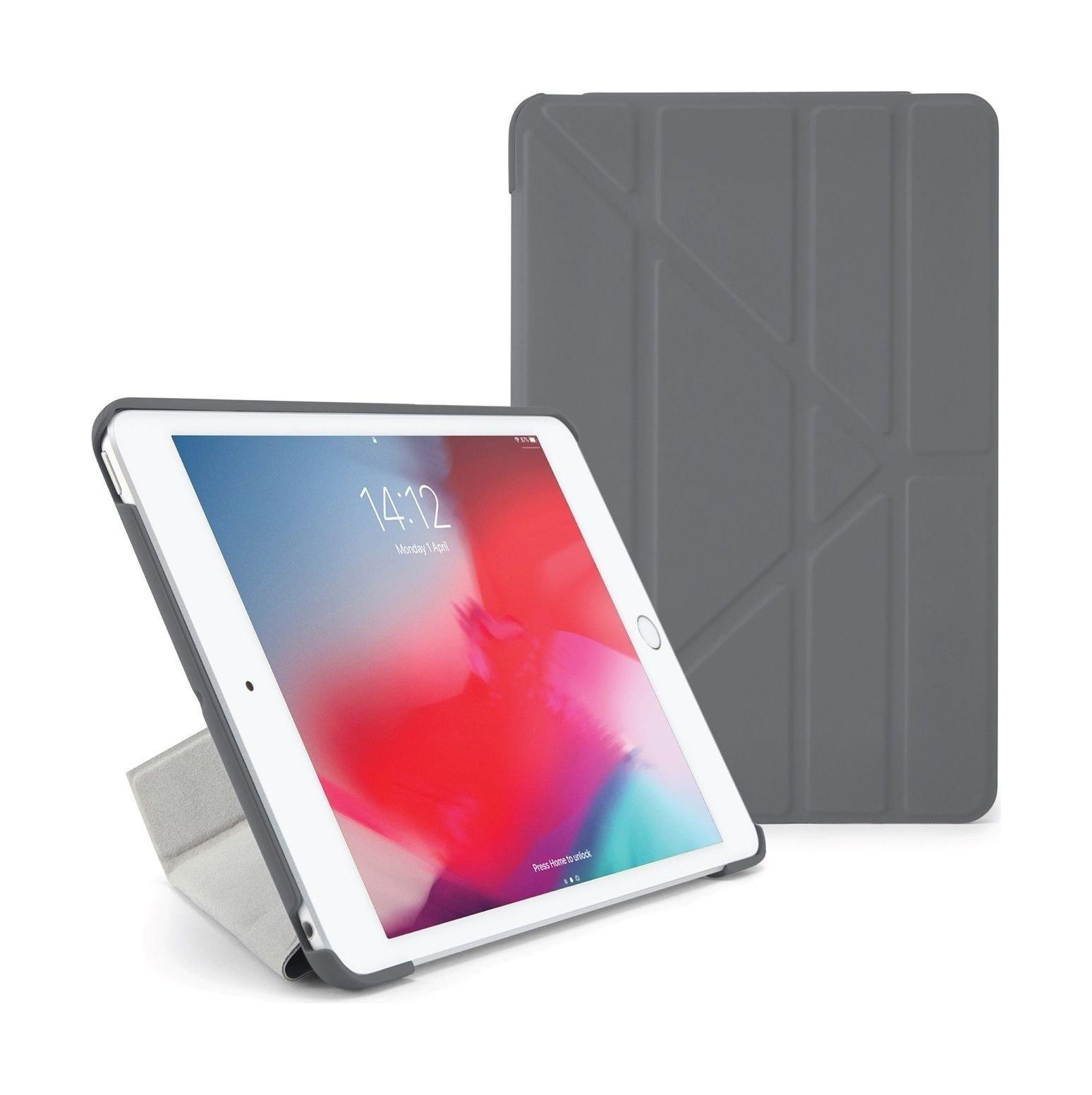 Pipetto Origami Folding Case and Stand for Apple iPad Mini 5 2019 - Grey