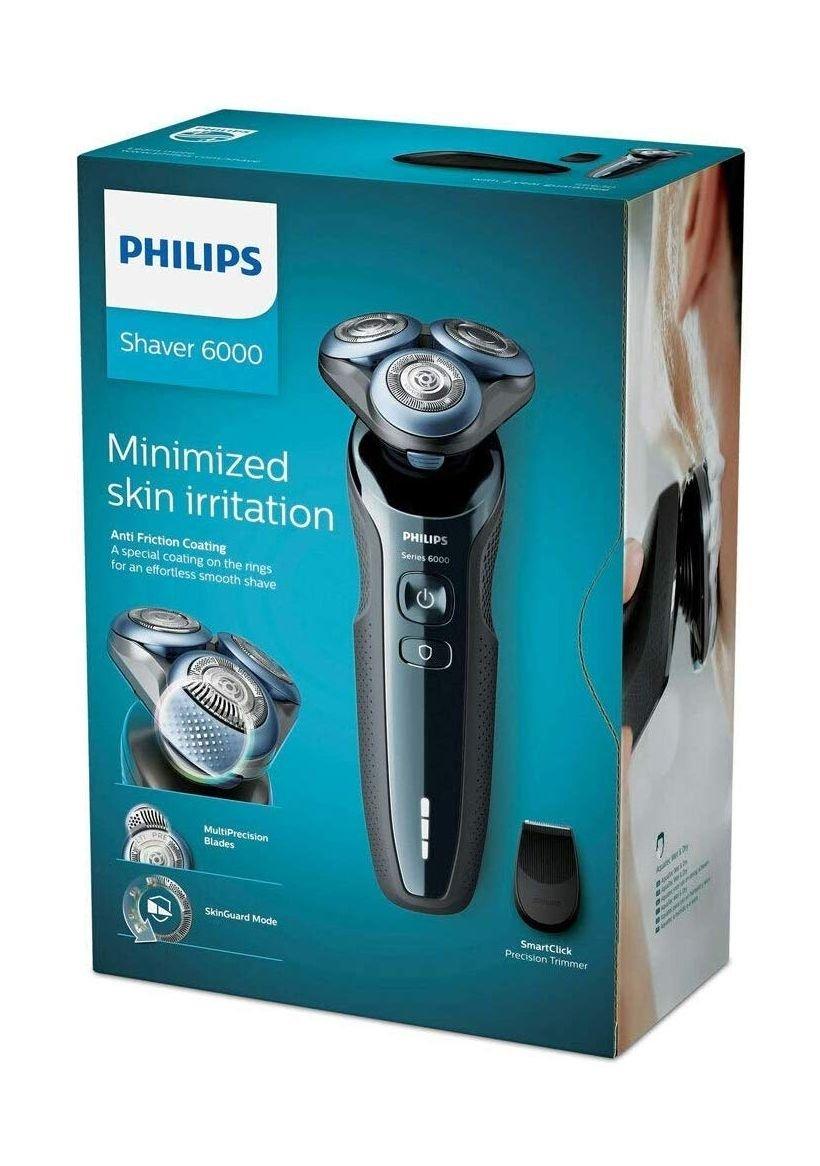 مكينة حلاقة للإستخدام الجاف والرطب 6000 من فيلبس (S6630/11) - أسود