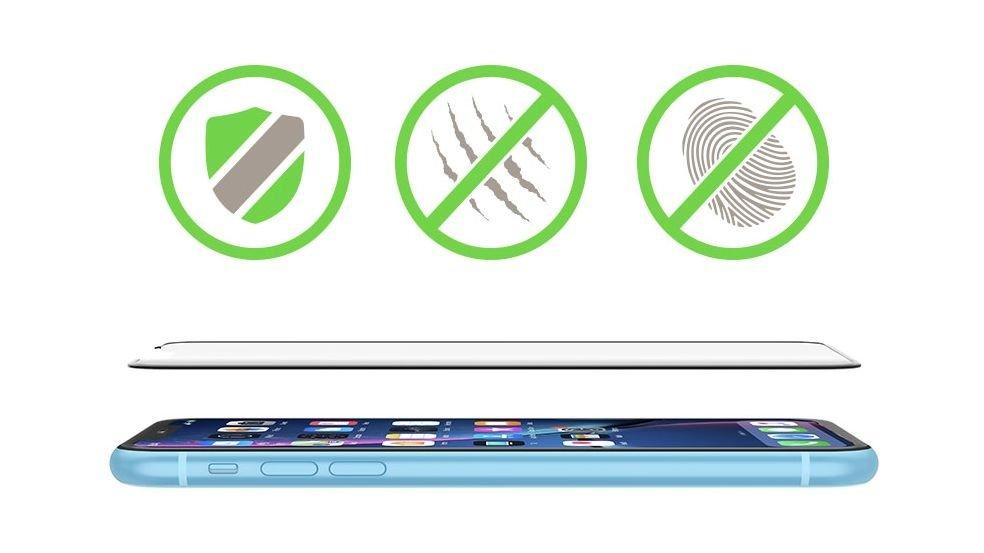 حماية تيمبرد جلاس للشاشة من بلكين للأيفون 11 - أسود