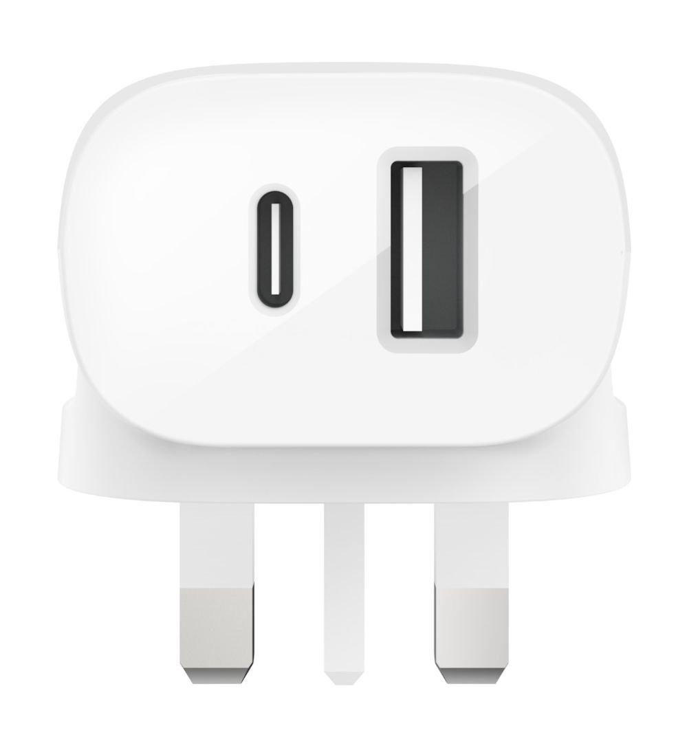 Belkin Boost USB-C + USB-A 30W Wall Charger