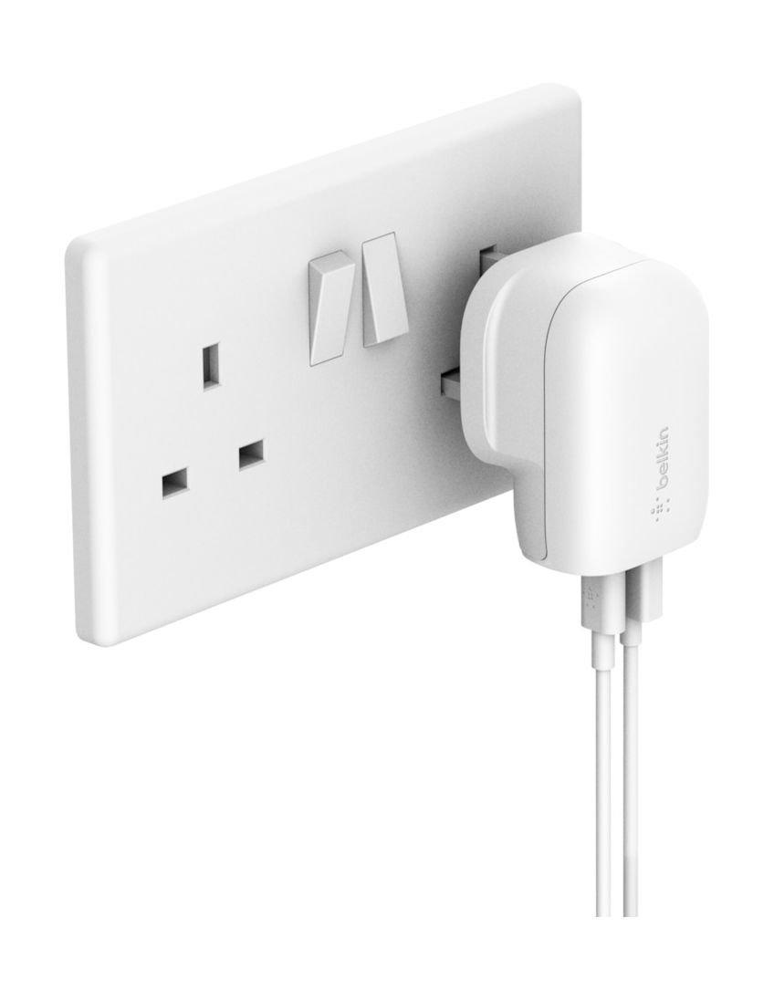 Belkin Boost USB-C + USB-A 30W Wall Charger