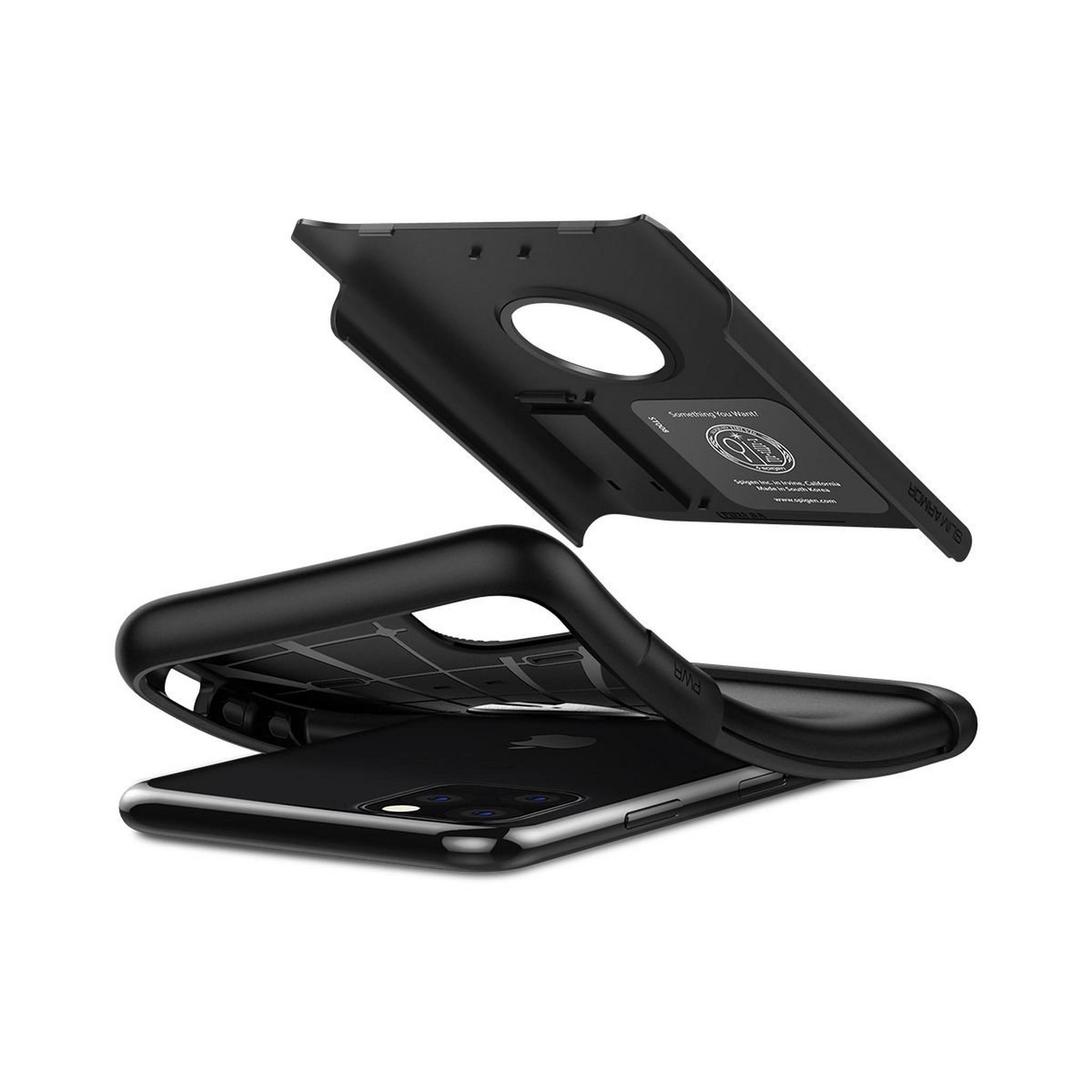 Spigen Slim Armor Case For iPhone 11 Pro (077CS27099) - Black