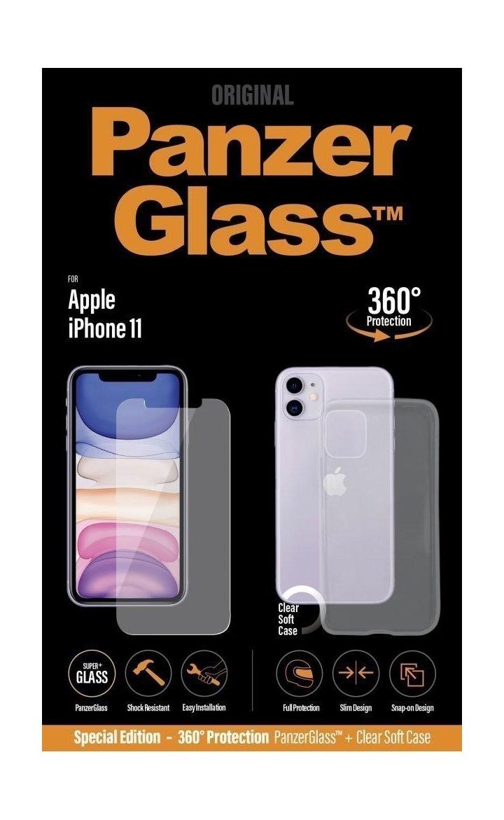 PanzerGlass Dual-360 Screen Protector & Soft Case for iPhone 11