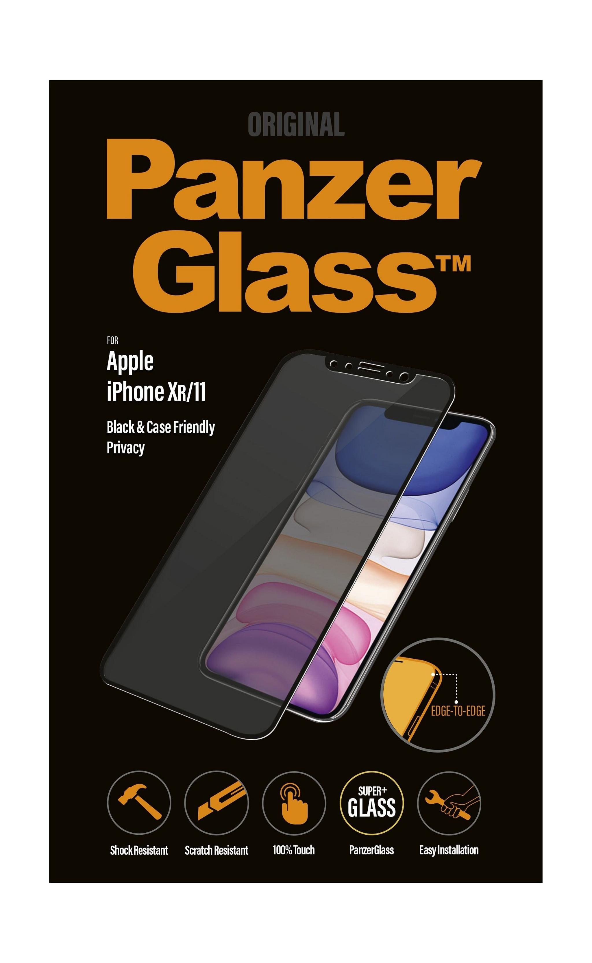 Panzer Glass iPhone 11 Case Friendly Privacy Screen Protector (P2665) - Black