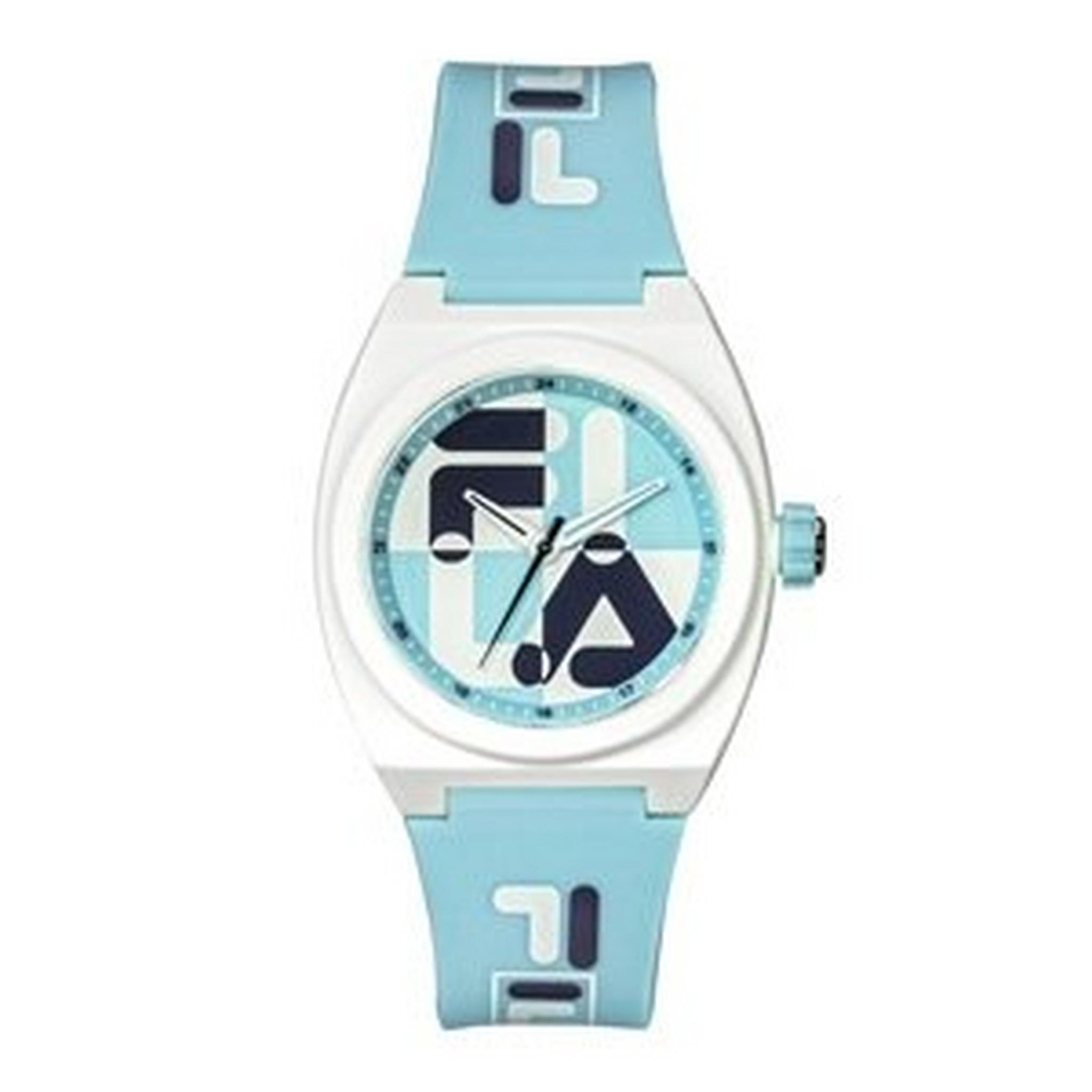 Fila 42mm Ladies Analogue Rubber Fashion Watch (38180105) - Blue/White