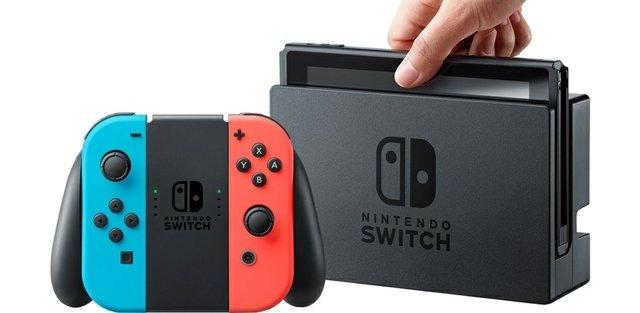 Nintendo Switch Gaming Console Neon + Extended Battery