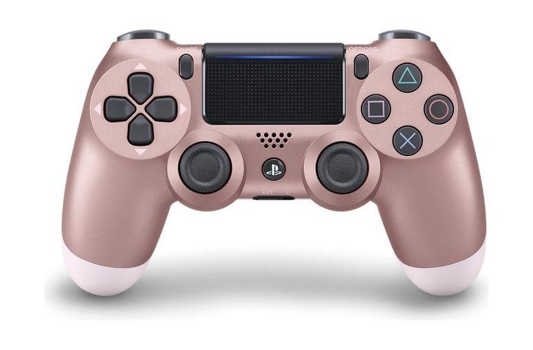 يد التحكم اللاسلكية ديول شوك ٤ لبلاي ستيشن  من سوني –روز جولد الإصدار ٢