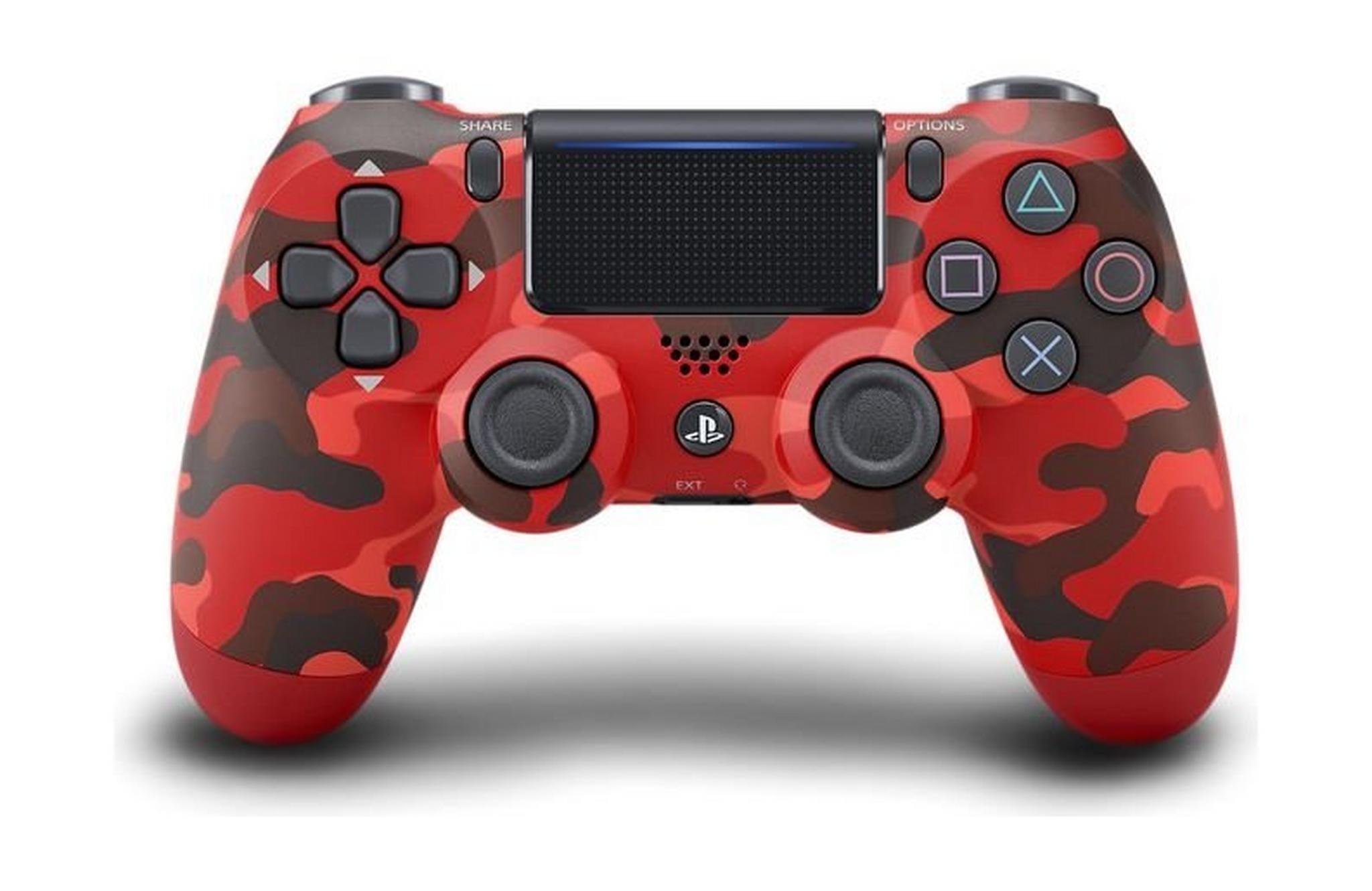 Sony PS4 Dual Shock 4 Wireless Controller - Red Camouflage V2