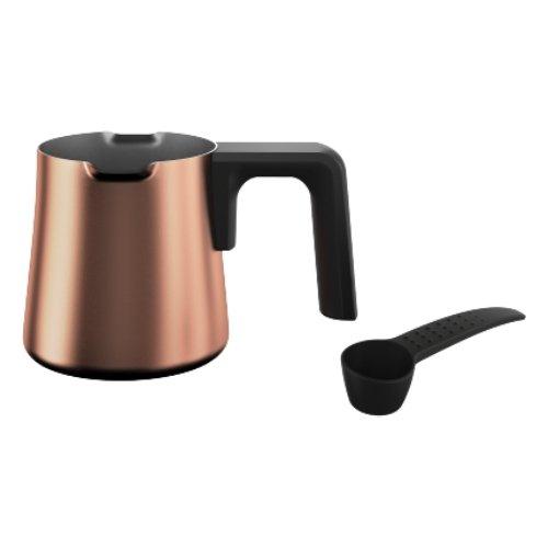 Beko Telve Duo Turkish Coffee Machine, 1050W, 1.5 L, TKM8961B - Copper/Black