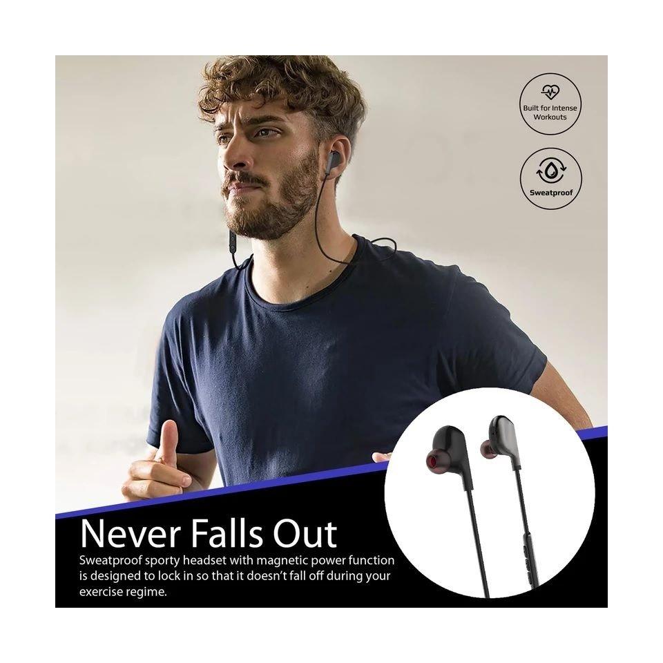 Promate In-Ear Magnetic Wireless Earbuds (Vitally-4) - Black
