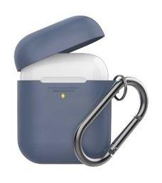  Promate Silicon Cover Case for Airpods - Navy Blue