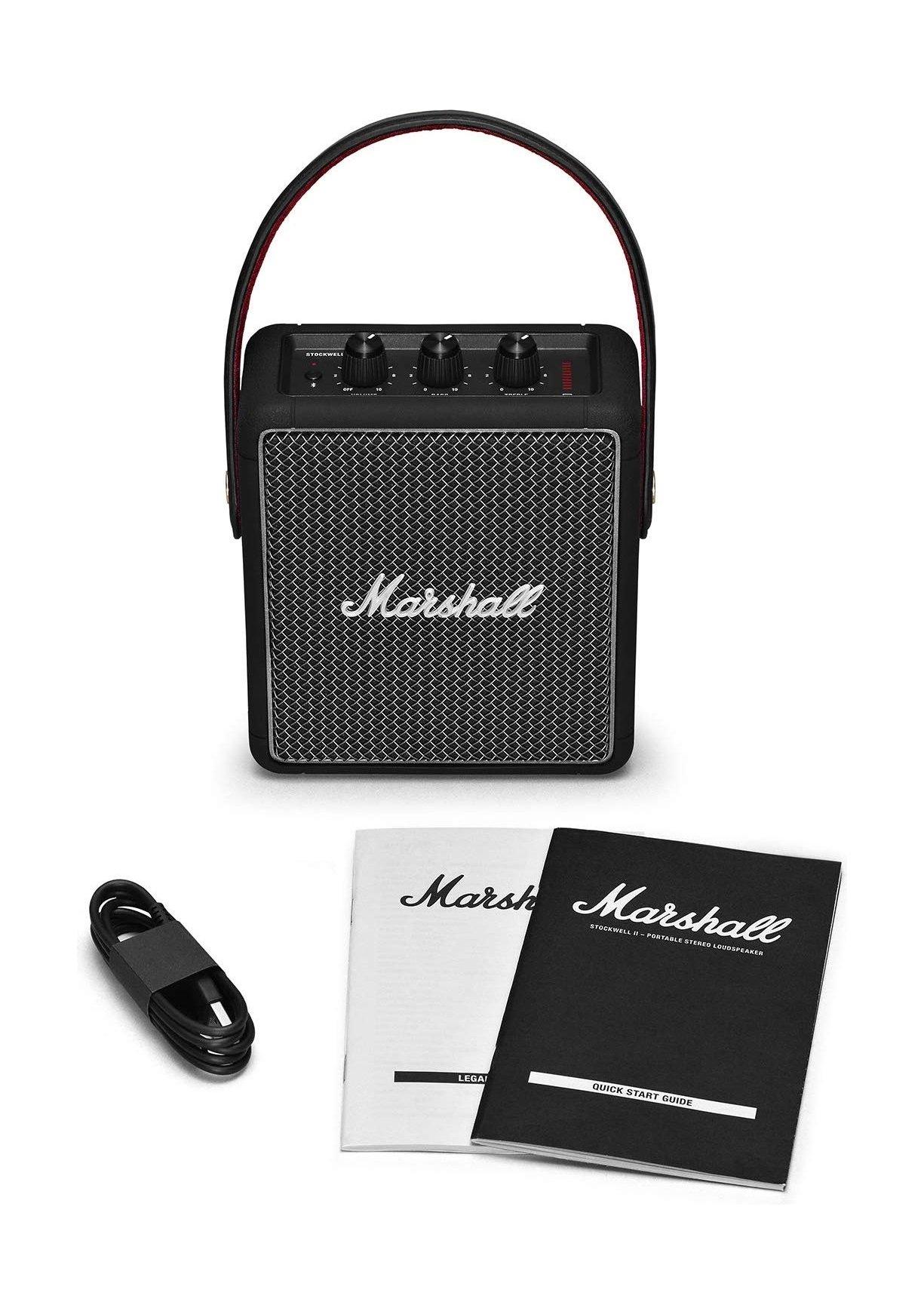 Marshall Stockwell II Portable Bluetooth Speaker Black Xcite Kuwait