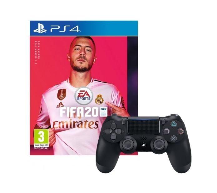 Sony DualShock 4 Wireless Controller + FIFA 20 Standard Edition