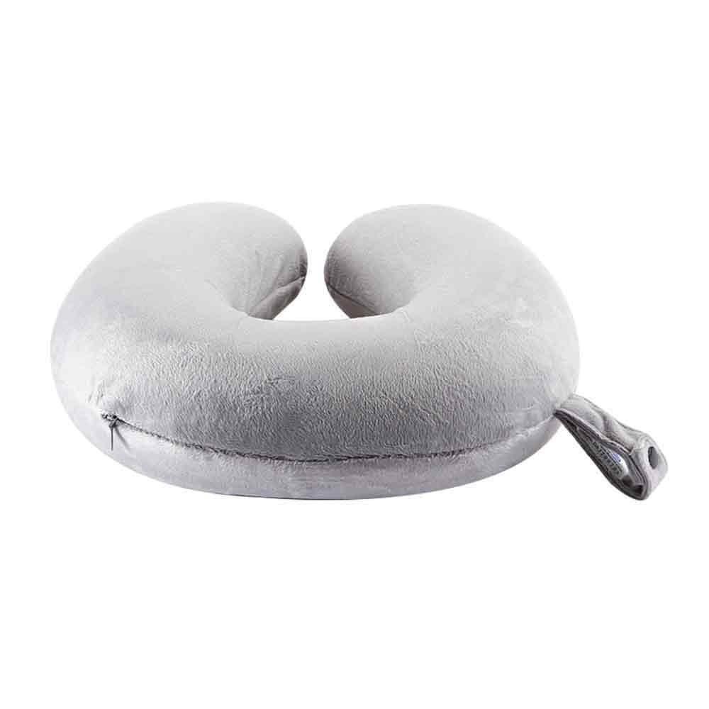 وسادة السفر للرقبة برغوة لينة 232 من ترافل بلو – رمادي