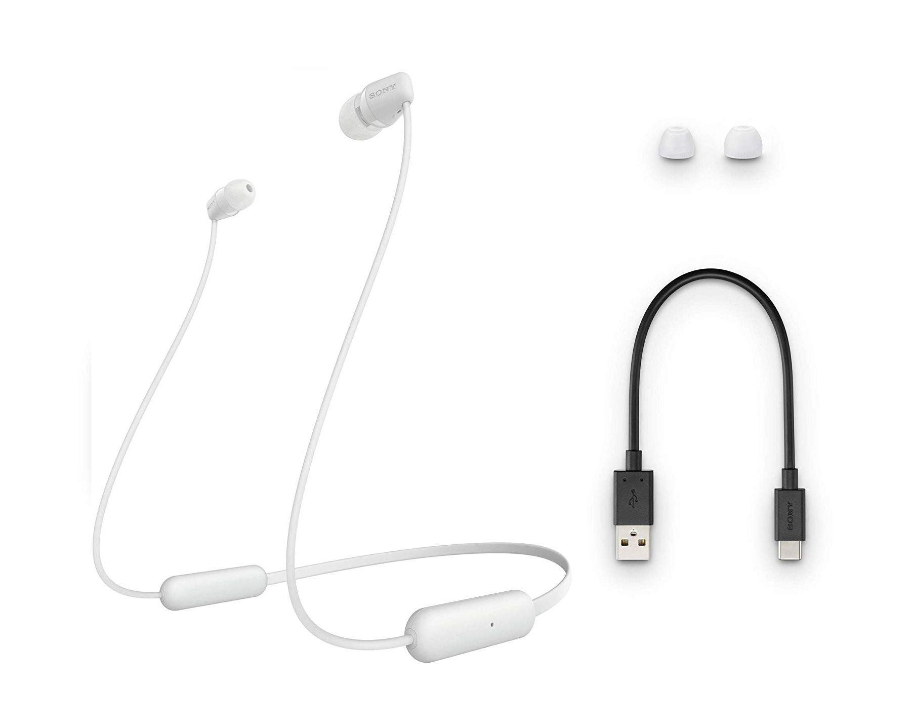 Sony WI-C200 Wireless In-ear Earphones - White