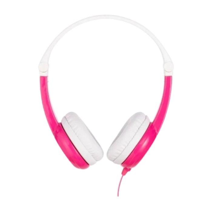 BuddyPhones Connect Wired Kids Headphones - Pink