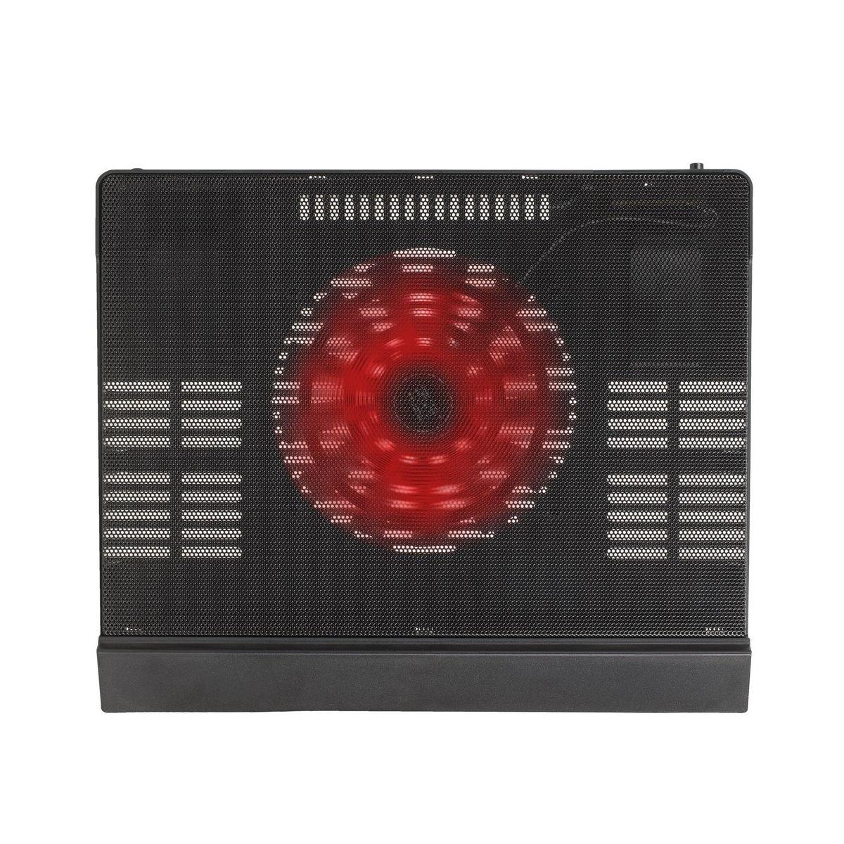 لوحة تبريد لأجهزة الكمبيوتر المحمول حتى 17.3 بوصة من ريفا (5556) - أسود