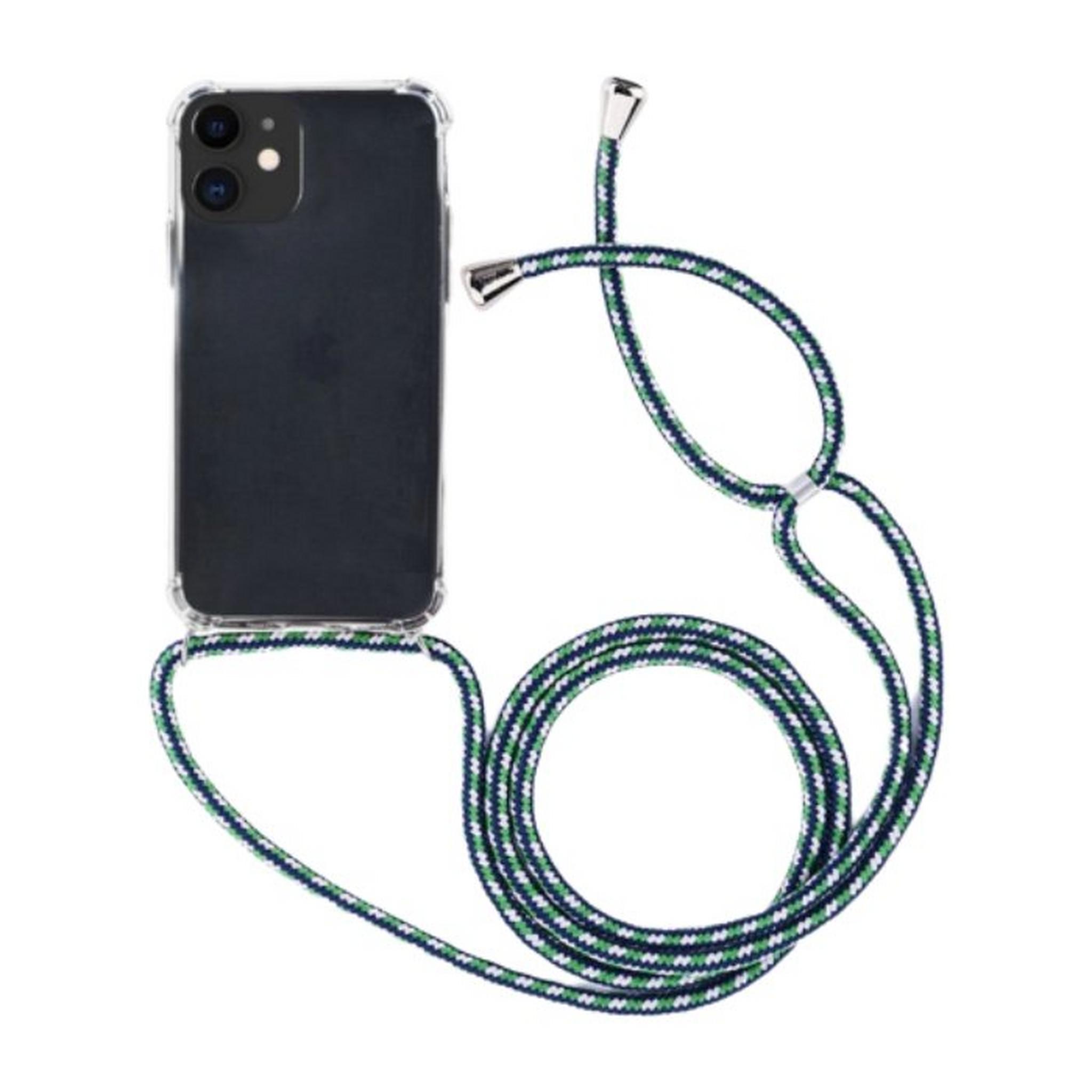 EQ Necklace String iPhone 11 Case - Green Strap