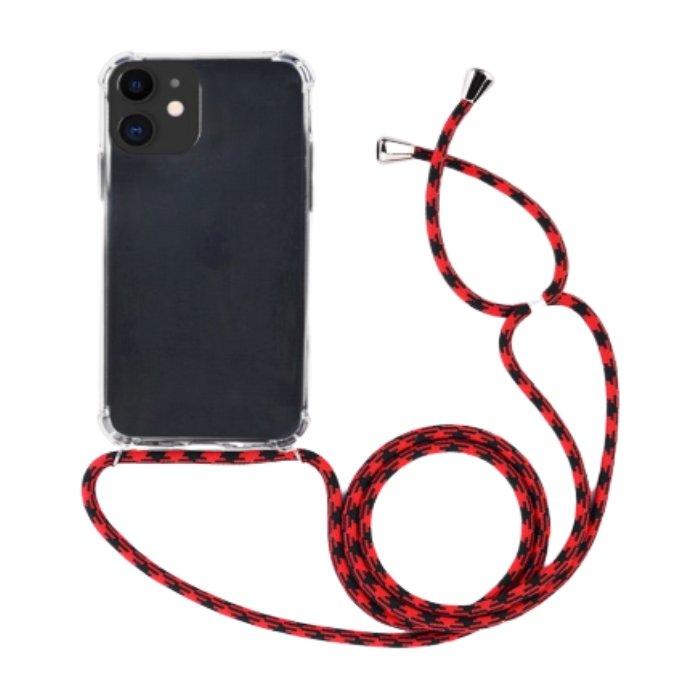 EQ Necklace String iPhone 11 Pro Case - Red Strap