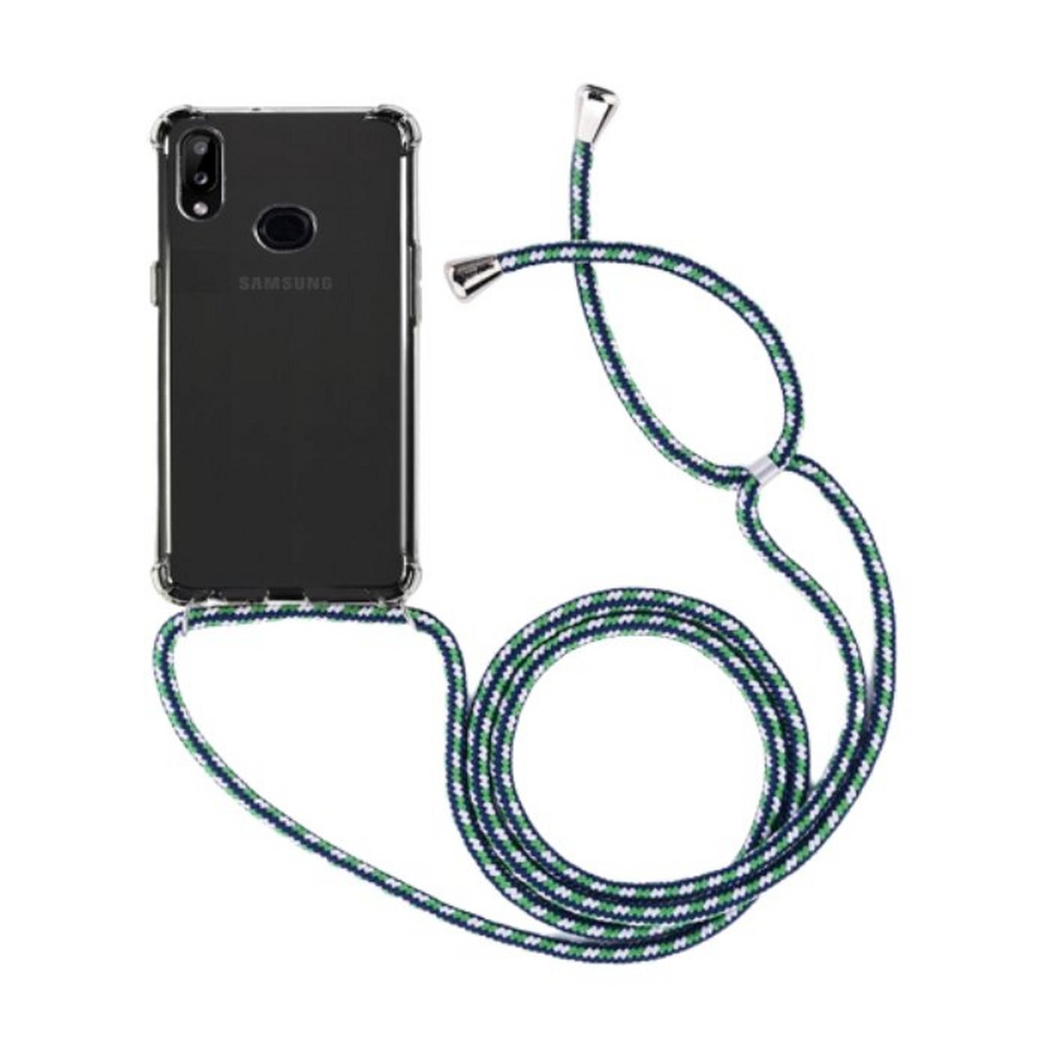 EQ Necklace String Samsung Galaxy A10S Case - Green Strap