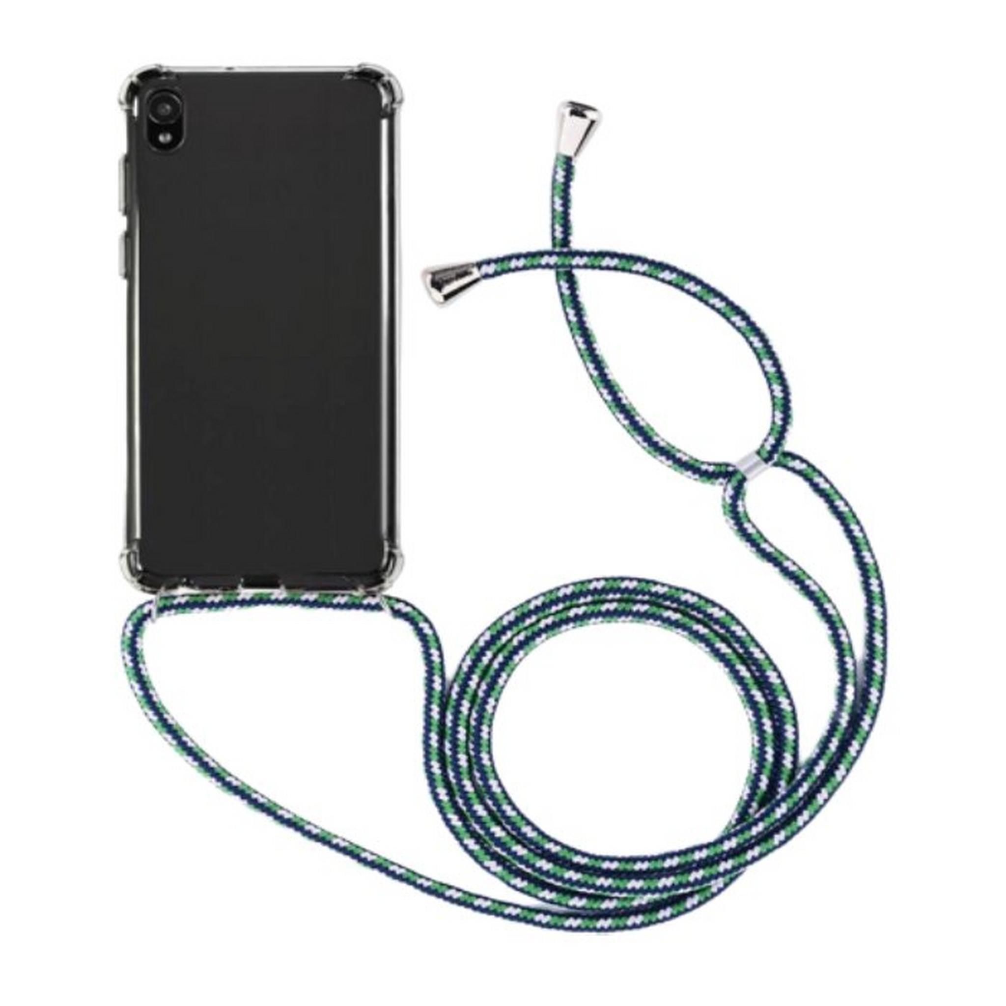 EQ Necklace String Huawei Y5 2019 Case - Green Strap