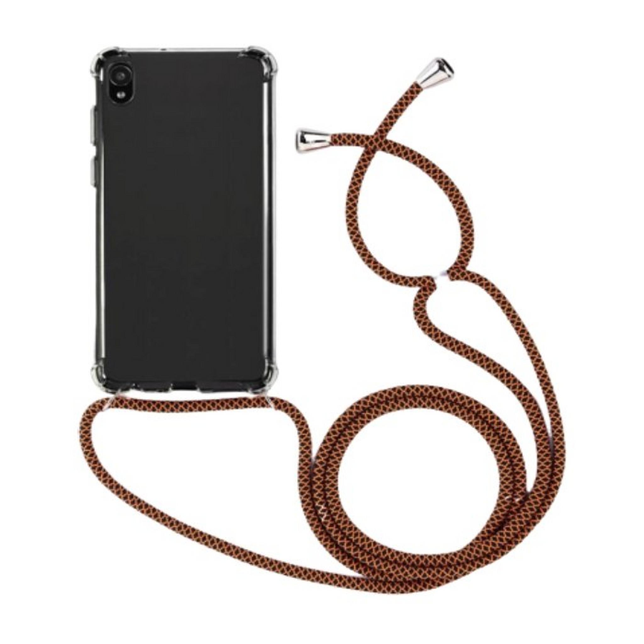 EQ Necklace String Huawei Y5 2019 Case - Brown Strap