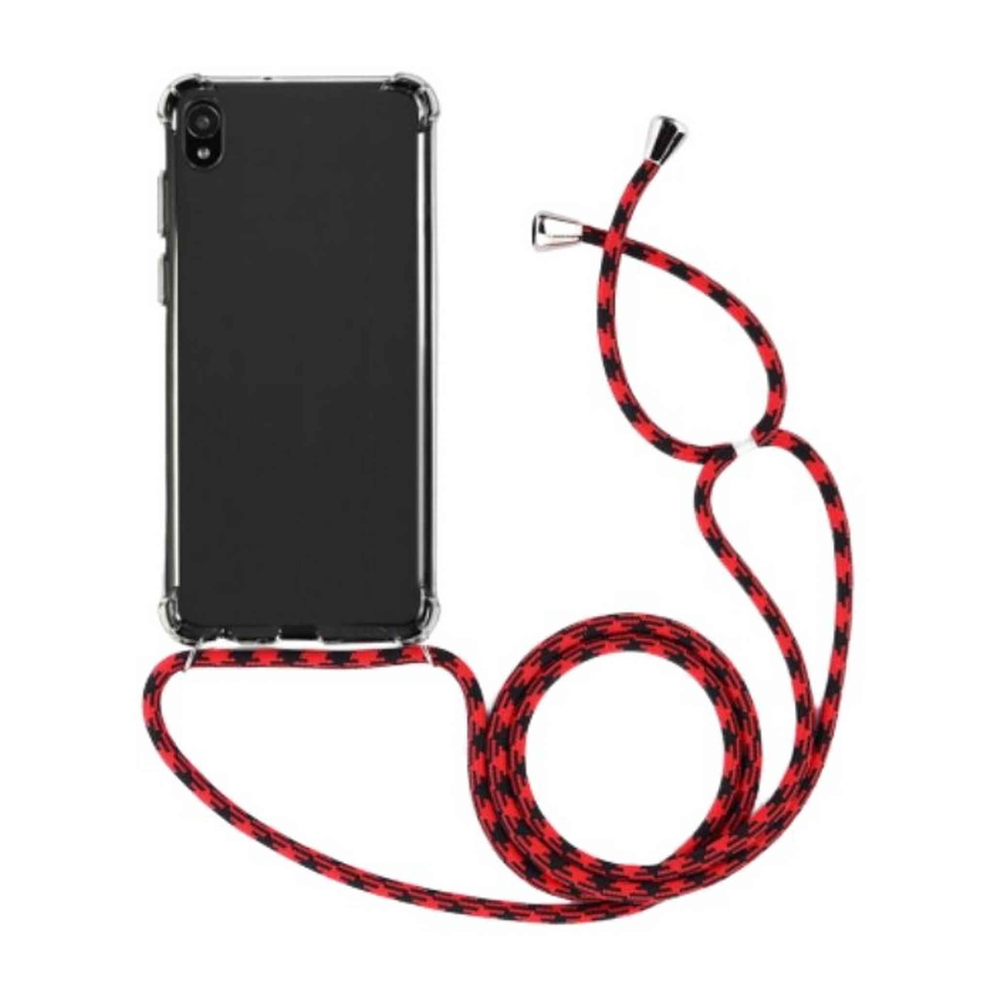 EQ Necklace String Huawei Y5 2019 Case - Red Strap