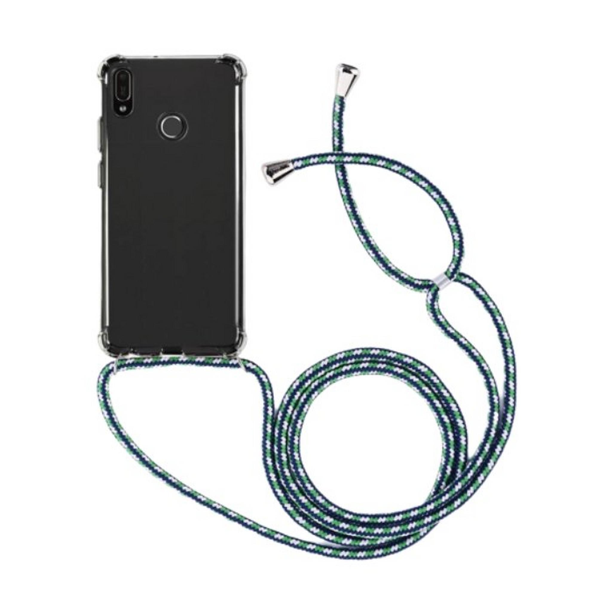 EQ Necklace String Huawei Y6 2019 Case - Green Strap