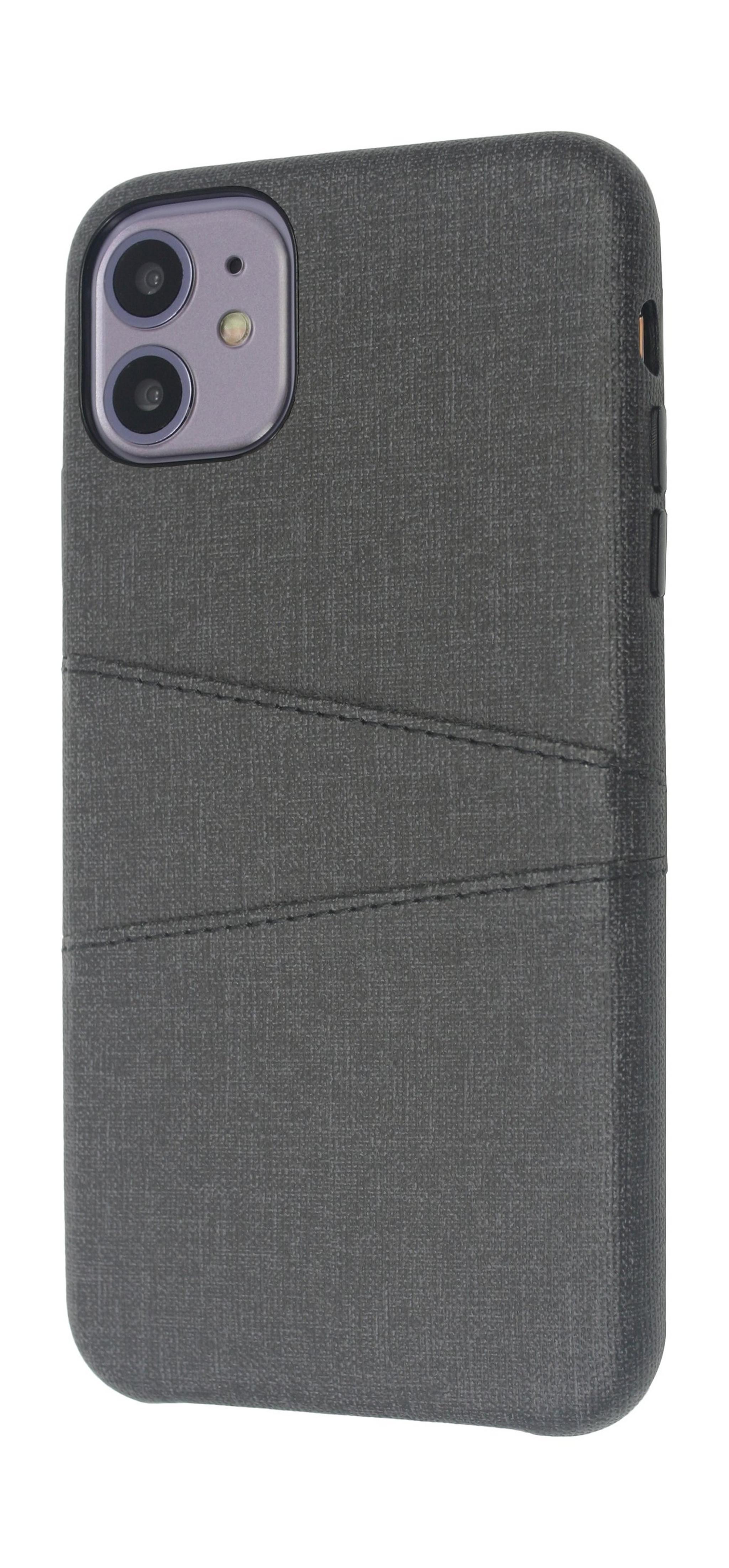 EQ iPhone 11 Blank Pocket Back Case - Black