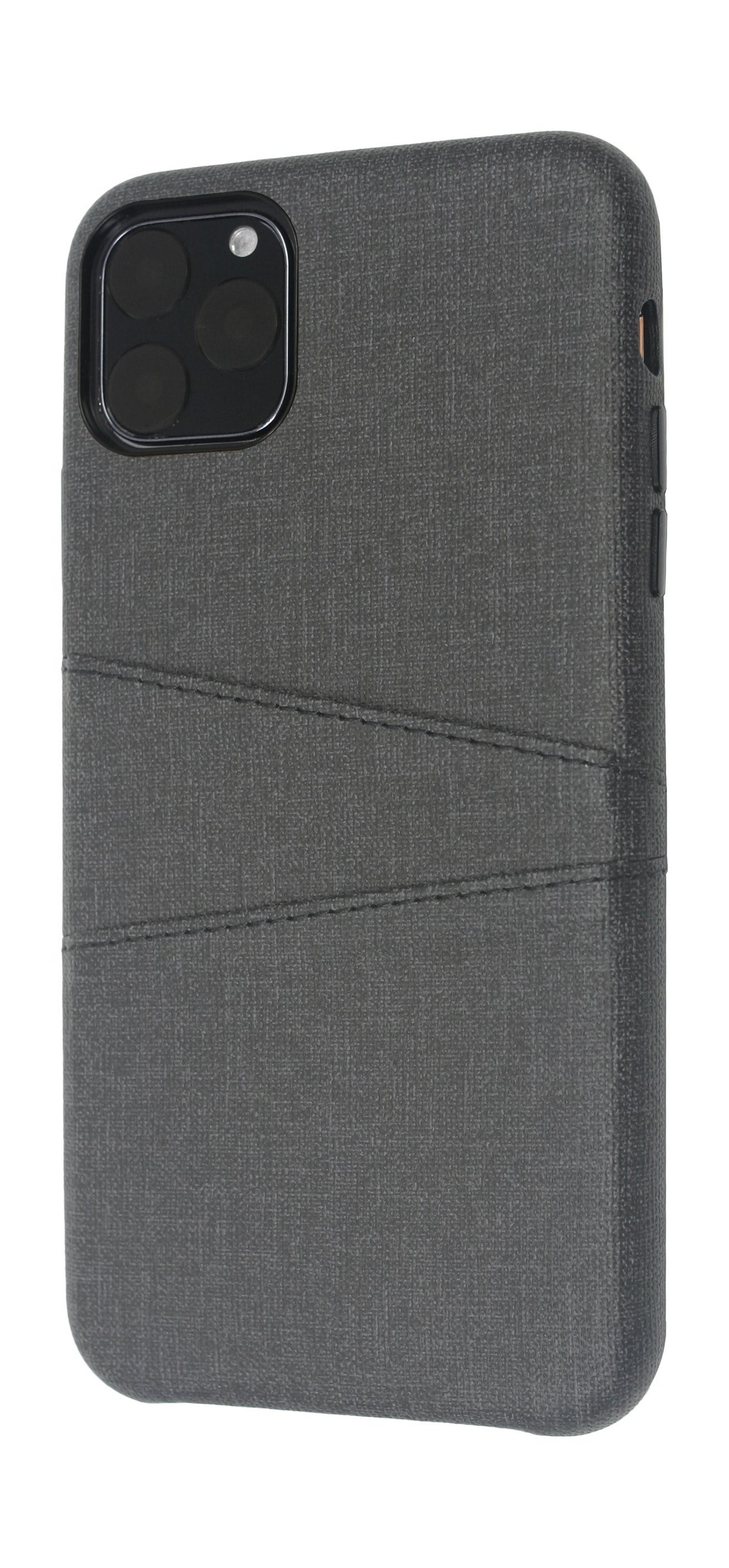 EQ iPhone 11 Pro Max Blank Pocket Back Case - Black