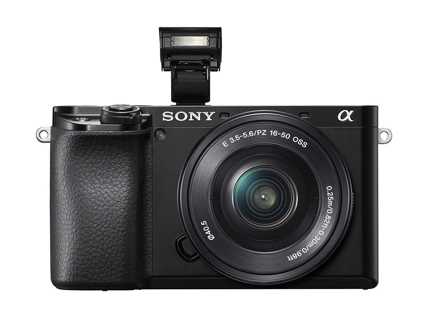 كاميرا سوني ألفا ديجيتال A6100 من دون مرآه مع عدسة 16-50 ملم
