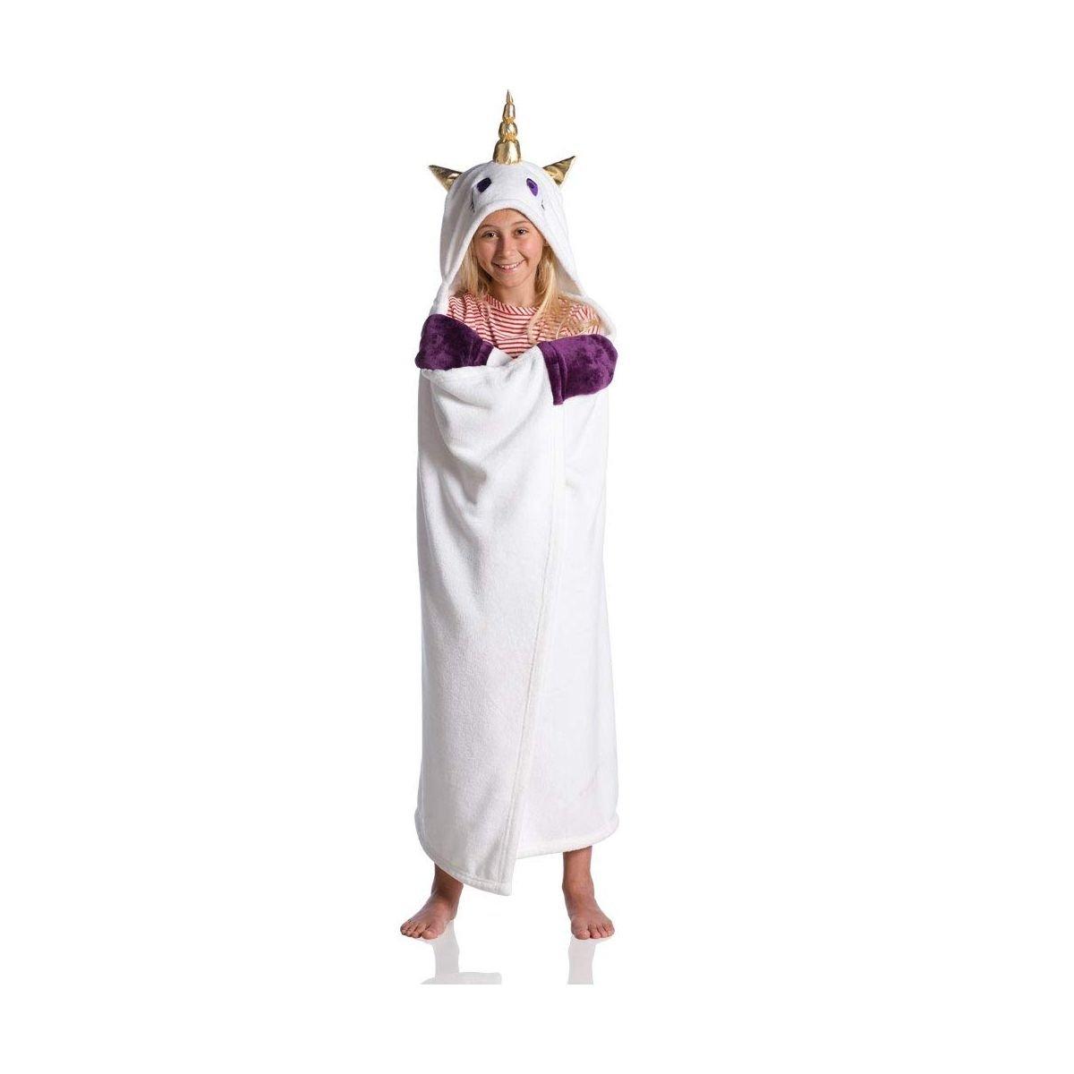 Lavatelli Kanguru Unicorn Blanket (1196) - White