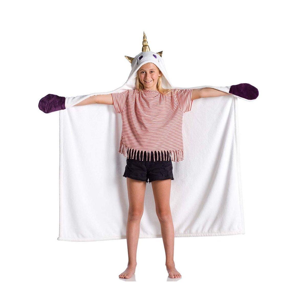 Lavatelli Kanguru Unicorn Blanket (1196) - White