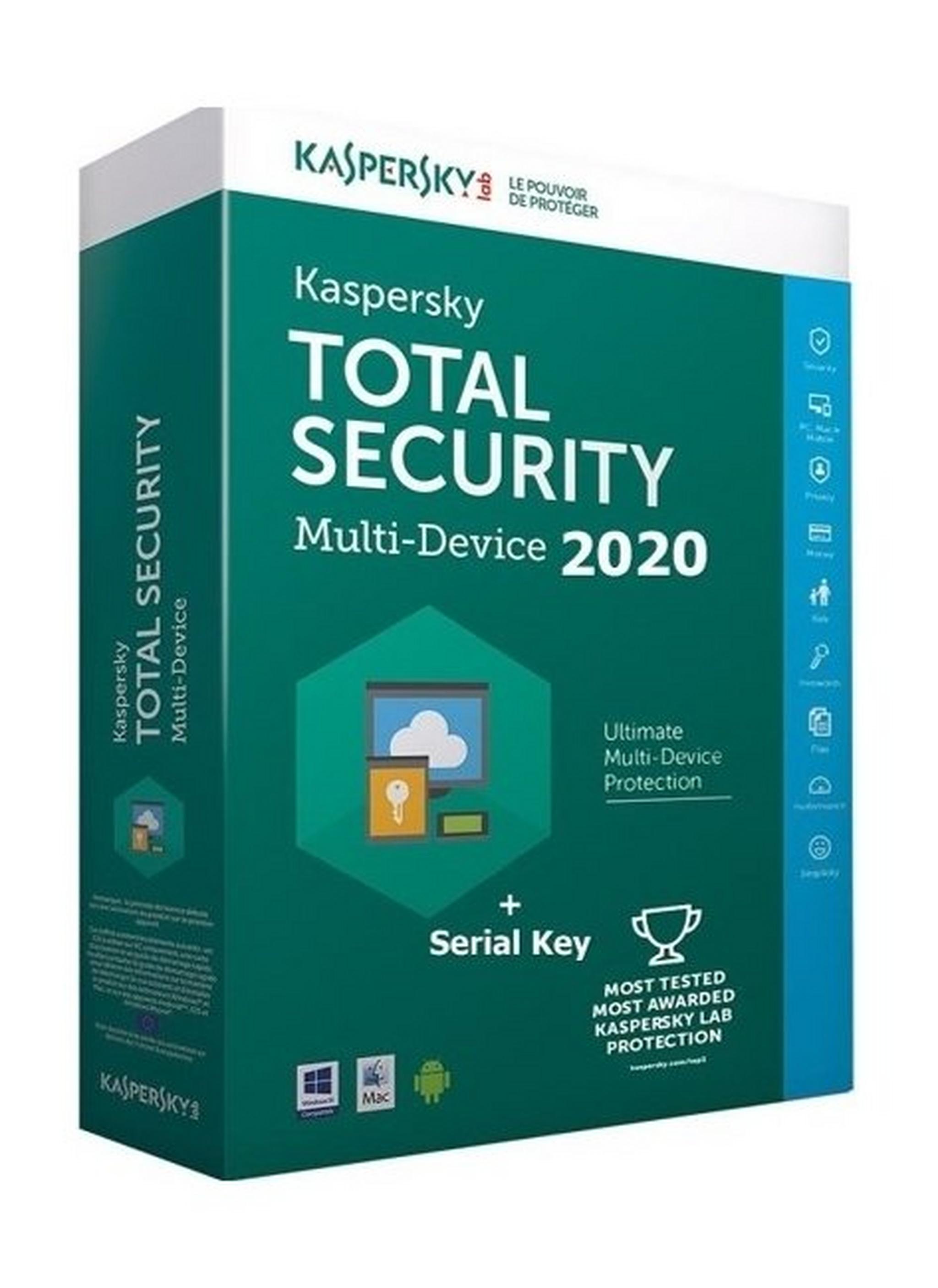 Kaspersky 1 Year Total Security 2020 - 4 Devices
