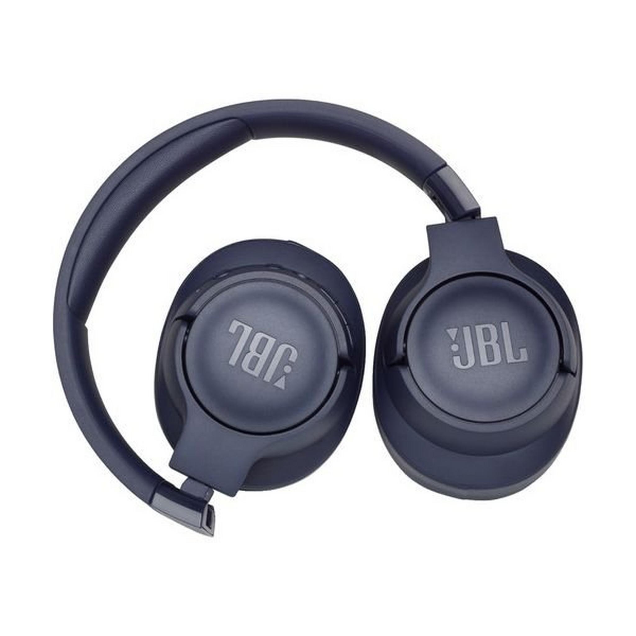 سماعة الرأس جاي بي إل تون فوق الأذن اللاسلكية مع خاصية إلغاء الضوضاء (750BTNC) - أزرق