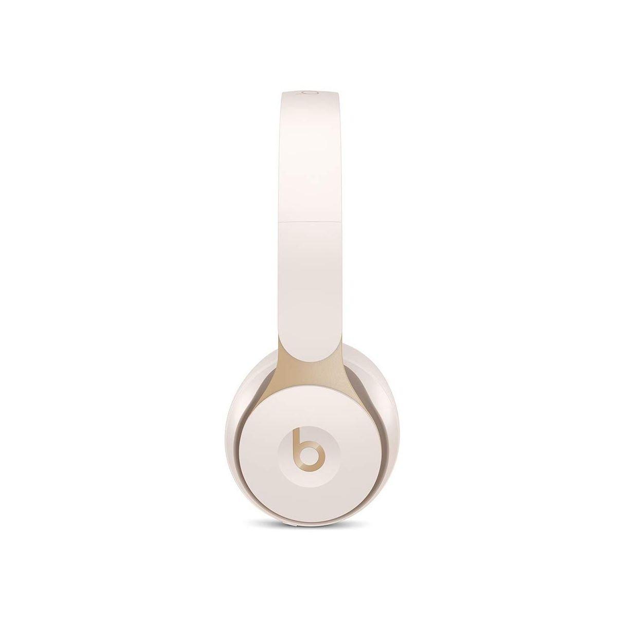 سماعة فوق الأذن من بيتس باي دكتور دري سولو برو اللاسلكية – أبيض