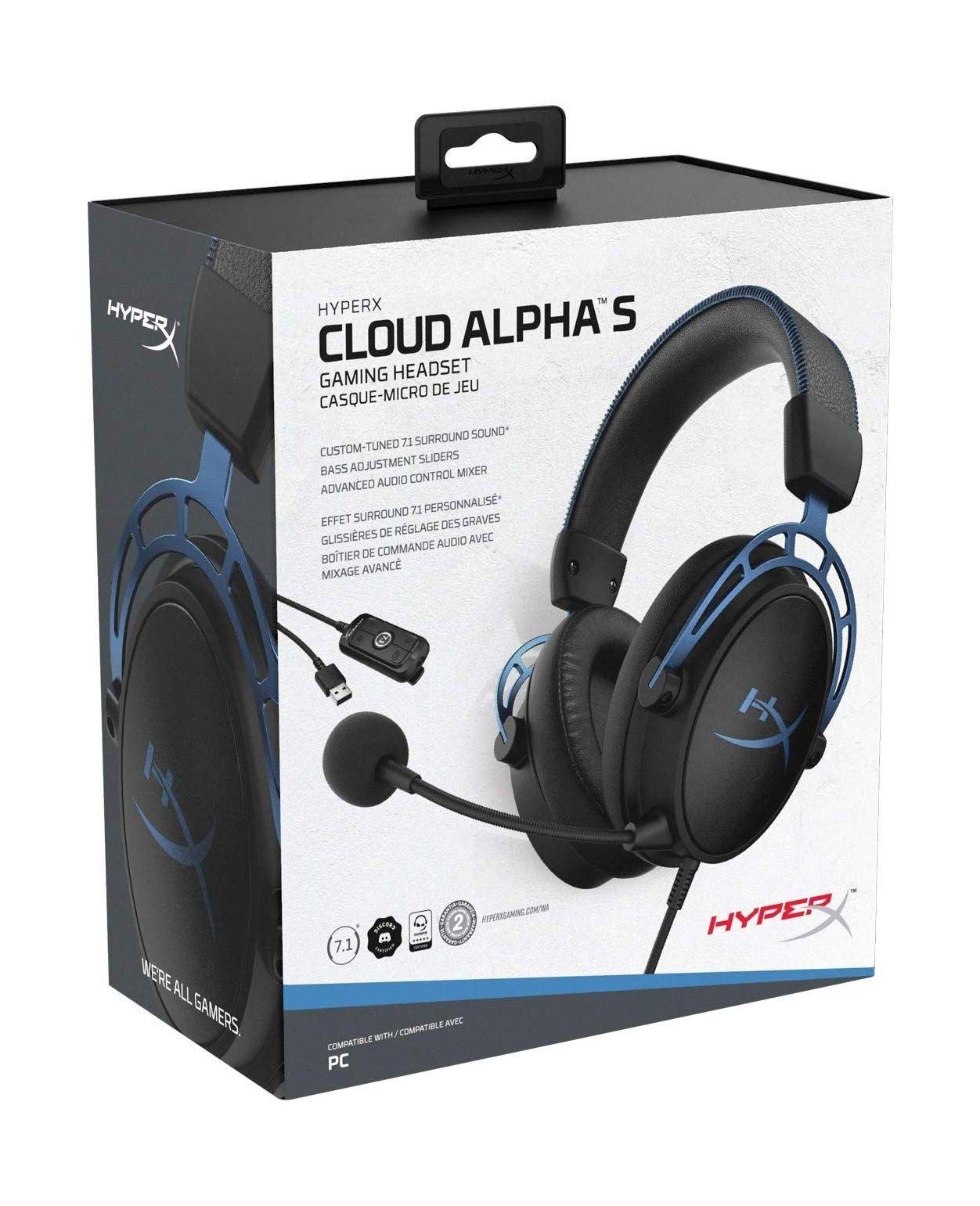 سماعة الألعاب السلكية هايبر إكس كلاود ألفا إس