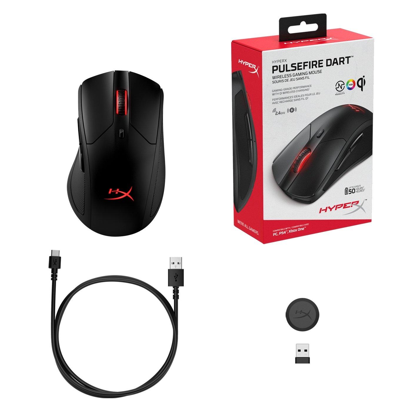 HyperX Pulsefire Dart Wireless Gaming Mouse Black Price in Kuwait Xcite