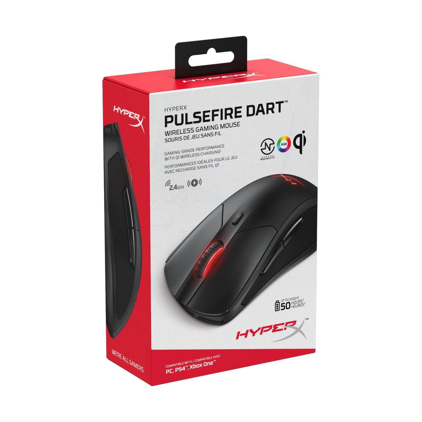 HyperX Pulsefire Dart Wireless Gaming Mouse Xcite KSA