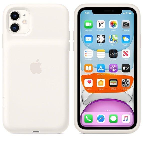 iPhone 11 Smart Battery Case - White 