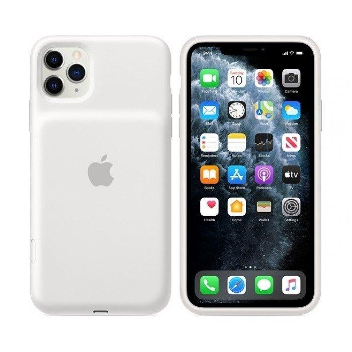 iPhone 11 Pro Max Smart Battery Case - White