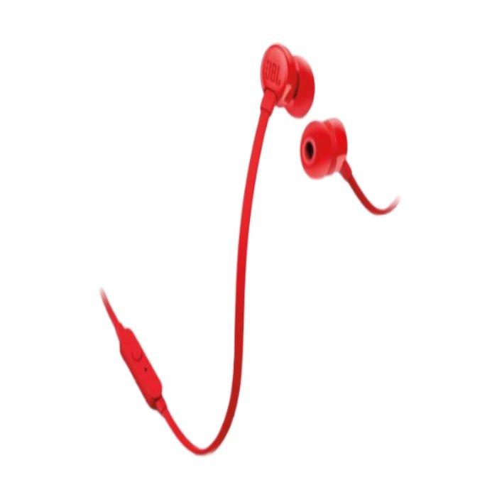 JBL TUNE 110 - In-Ear Headphone with One-Button Remote - Red