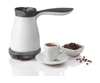 اشتري ماكينة تحضير القهوة التركية من ونسا، 550 واط، 0. 33 لتر، tcm-2020 - أبيض في الكويت