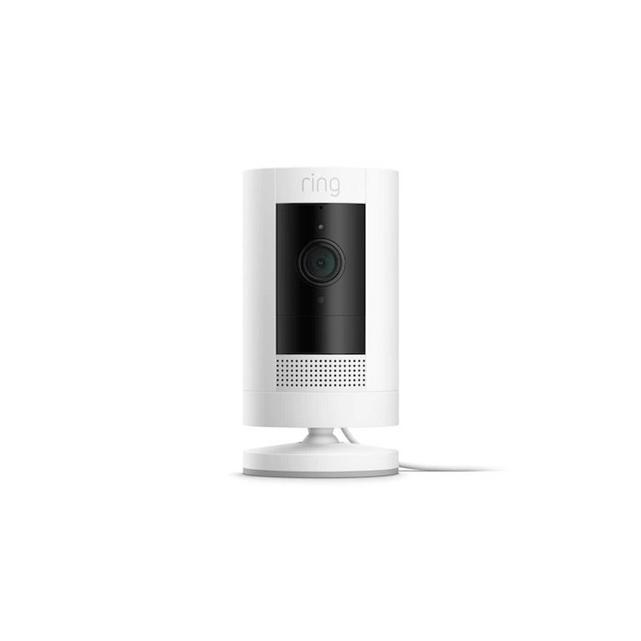Ring Stick Up Plug-in Cam (Indoor/Outdoor) - White