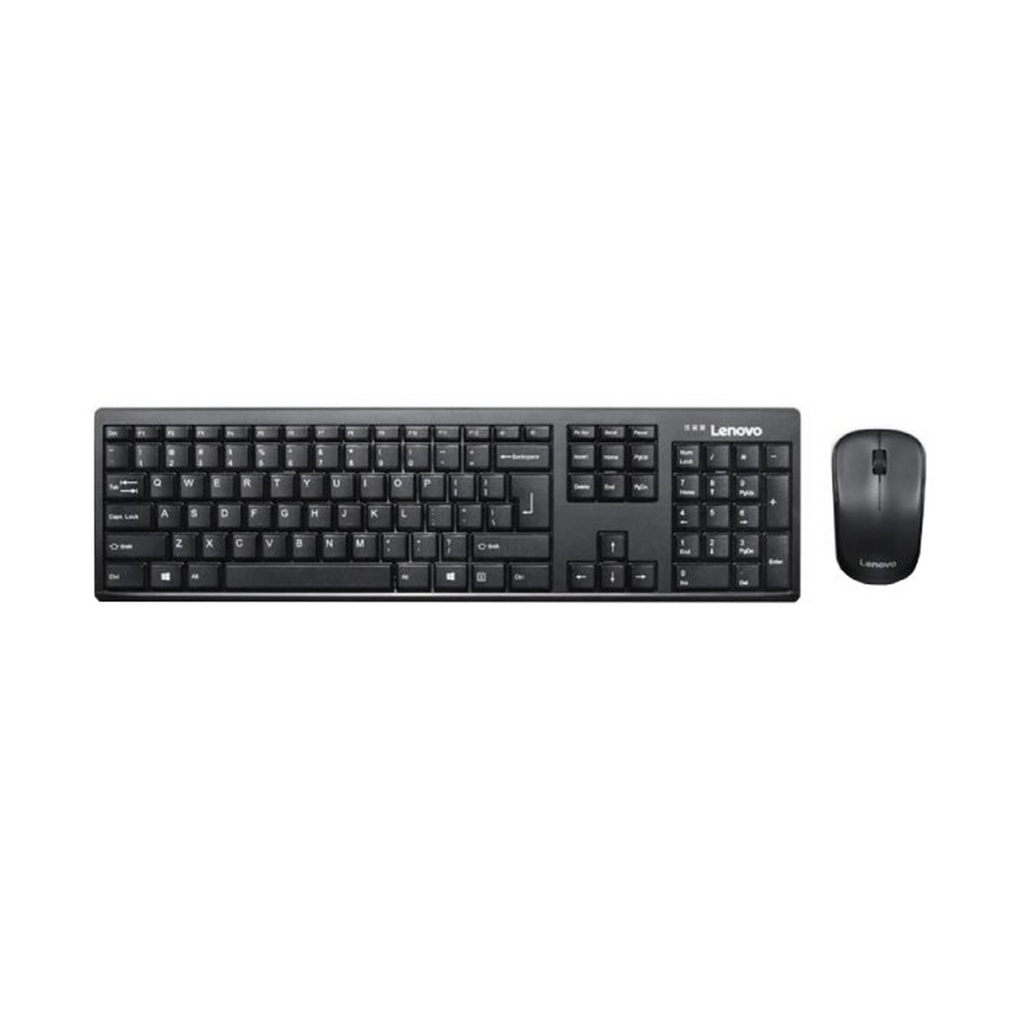 لوحة مفاتيح لاسلكية 100 وماوس كومبو من لينوفو (GX30S99500)  - أسود