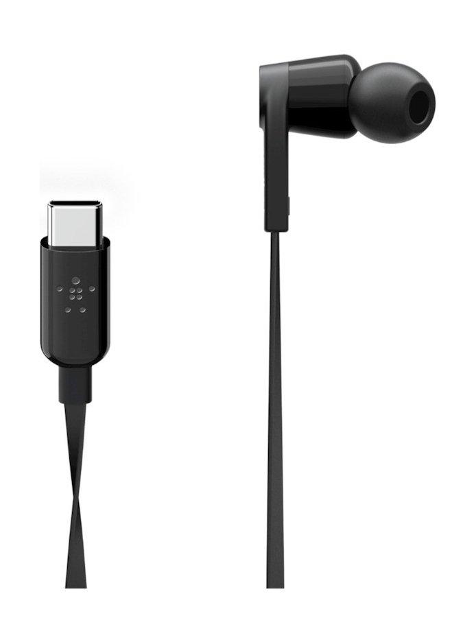 سماعة الرأس مع يو اس بي من النوع سي من بيلكن روك ستار - أسود