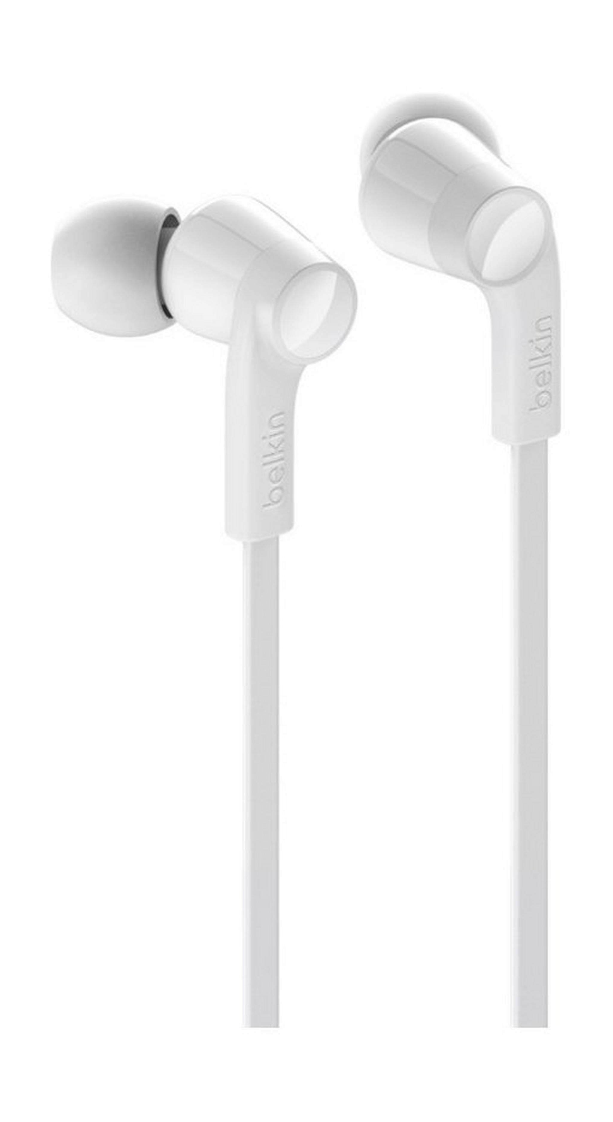 Belkin Rockstar Headphones with USB-C Connector - White